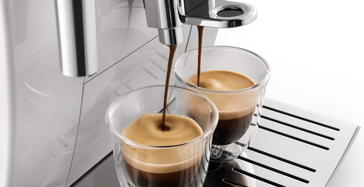 デロンギ ディナミカ コンパクト全自動コーヒーマシン ECAM35035W
